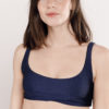 Maillot de bain deux pièces bleu marine réversible